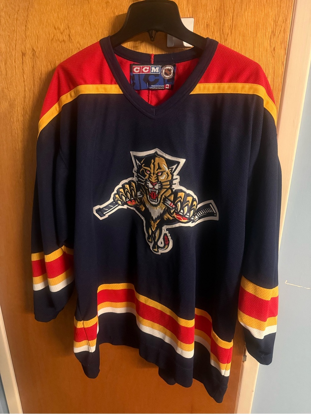 Vintage Florida Panthers Broken Stick Jersey CCM